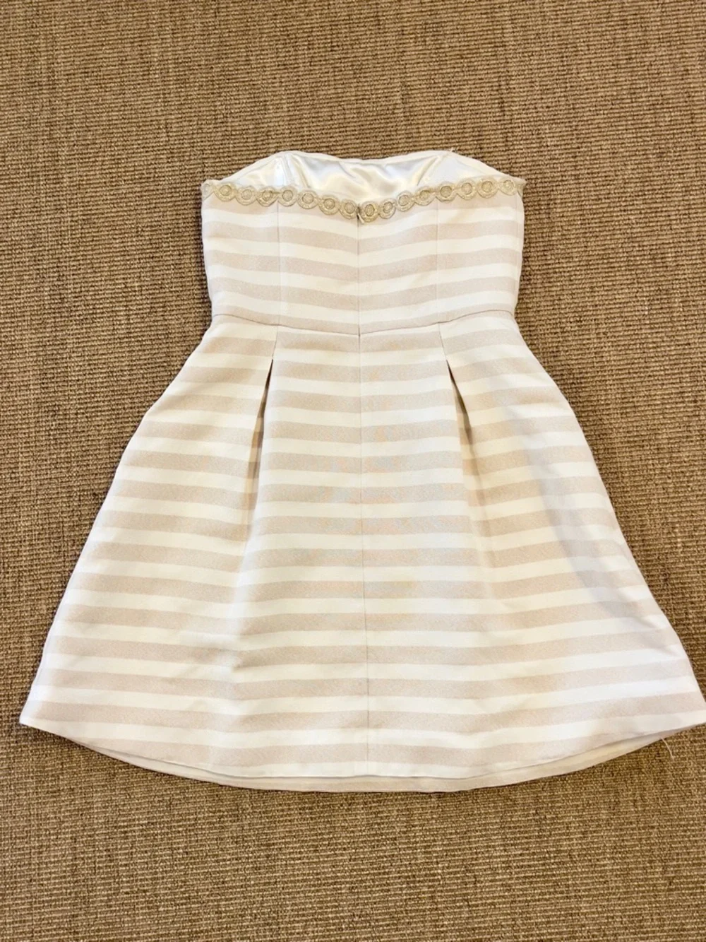 Lilly Pulitzer Strapless Embroidered Blossom Dress Size 12 - Picture 6 of 13